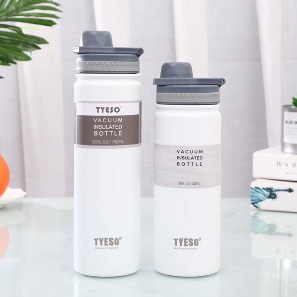 530/750/100Ml Thermos Mug With Straw Stainless Steel Thermal Insulation Straight Cup Thermal Water Bottle Tumbler Thermocup 1pcS