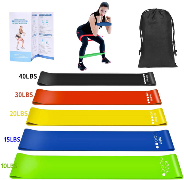 Yoga Loop Latex Resistance Bands Set Rubber Exercise Fitness Equipment Strength Training Body Pilates Strength for Home Gym