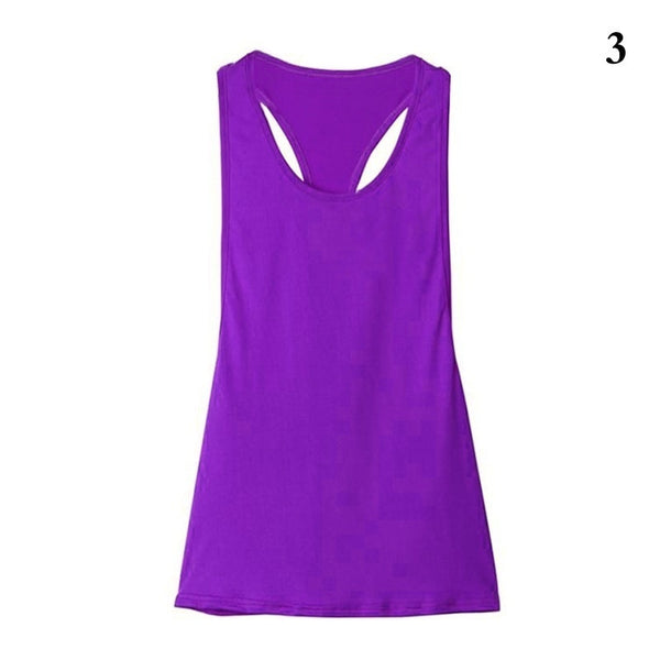 Women&#39;s Tank Tops Blouse Loose Sleeveless Shirt Gym Yoga Vest Training Running Vest  Women Gym Tank Top