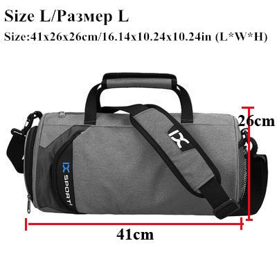 XC Gym Bag Multifunction Men's Gym Sports Bag Women Fitness Sport Bag Backpack with Shoe Compartment for Travel Yoga Training