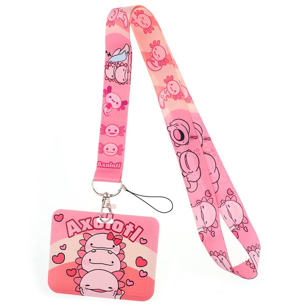 Wholesale Horizontal style Yoga Sakura Daisy Lanyard for Key Neck Strap Card ID Badge Holder Key Chain Key Holder Accessories