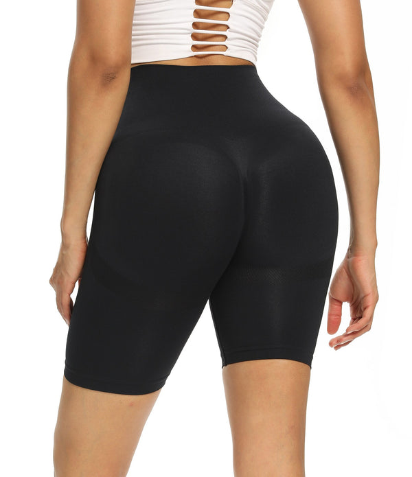 High Waist Yoga Shorts Women Gym Fitness Clothing Push Up Squat Seamless Legging Summer Running Training Short Pants Bottoms