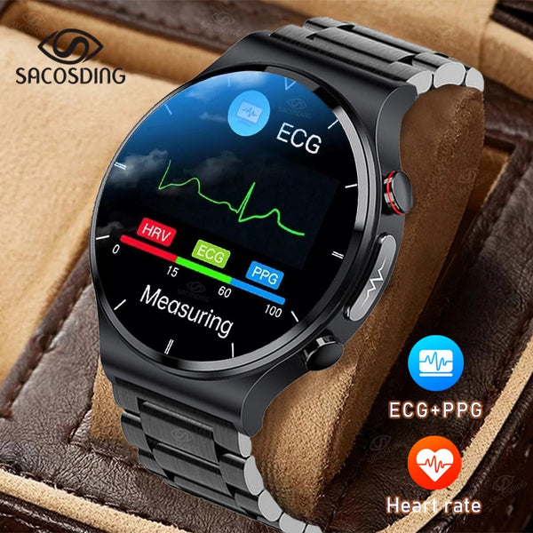 2022 Sports ECG+PPG Smart Watch Men Heart Rate Blood Pressure Watch Health Fitness Tracker IP68 Waterproof Smartwatch For Xiaomi