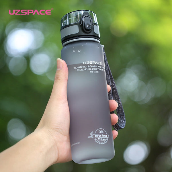 Hot Sale Sports Water Bottle 500/1000ML Protein Shaker Outdoor Travel Portable Leakproof Drinkware Plastic Drink Bottle BPA Free