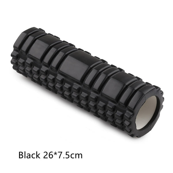 1Pcs 26*7.5cm Fitness Rolle Yoga Foam Roller Fitness Yoga Accessories Yoga Cube Foam Roller Muscle Relax Foam Massage Roller