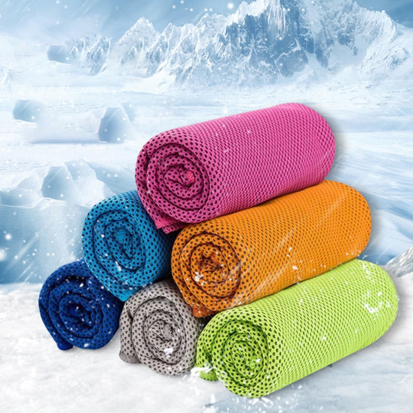 Sports Quick dry towel Microfiber Cooling Towel Running Cooling Ice Beach Towel Yoga Gym Club Yoga Cold Washcloth