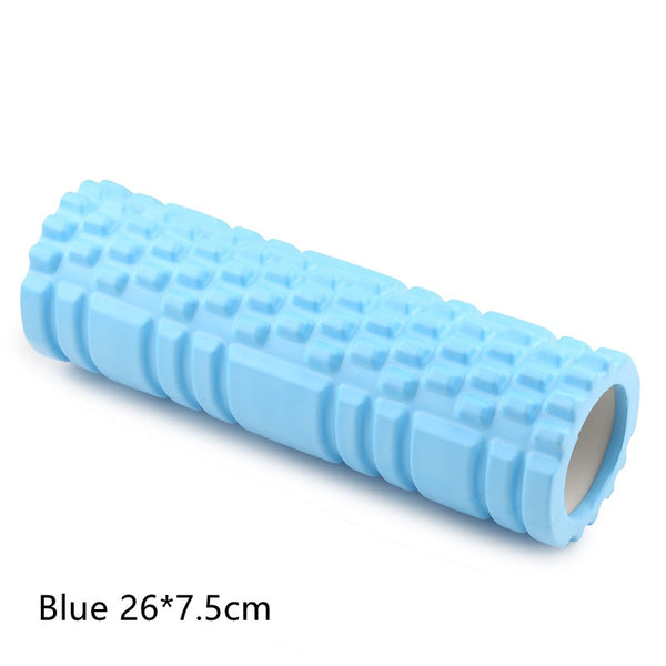 1Pcs 26*7.5cm Fitness Rolle Yoga Foam Roller Fitness Yoga Accessories Yoga Cube Foam Roller Muscle Relax Foam Massage Roller