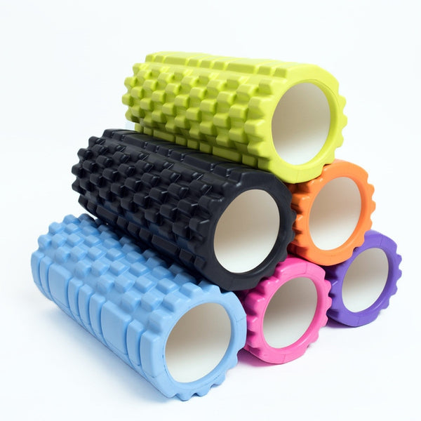 1Pcs 26*7.5cm Fitness Rolle Yoga Foam Roller Fitness Yoga Accessories Yoga Cube Foam Roller Muscle Relax Foam Massage Roller