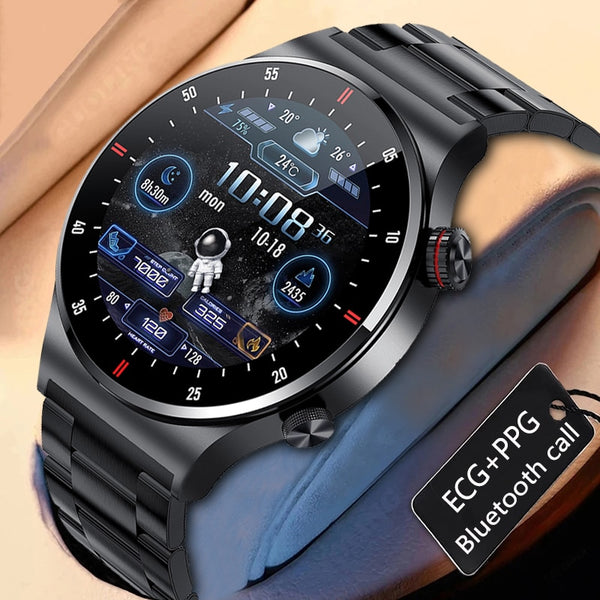 2022 New Bluetooth Call Smart Watch Men Sports Fitness Tracker Waterproof Smartwatch Large HD screen for huawei Xiaomi phone+box