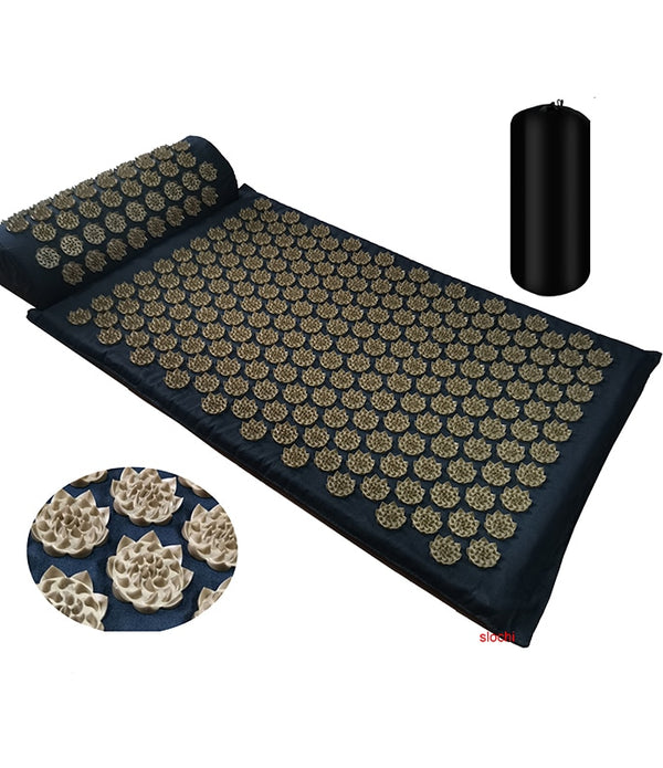 Massager Cushion  Shakti Mat Massage Yoga Mat Acupressure Relieve Stress Back Body Pain Spike Mat Acupuncture Massage Mat