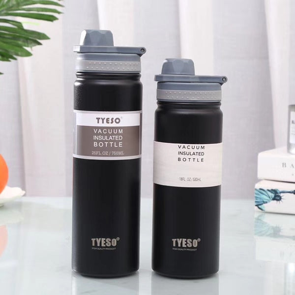 530/750/100Ml Thermos Mug With Straw Stainless Steel Thermal Insulation Straight Cup Thermal Water Bottle Tumbler Thermocup 1pcS