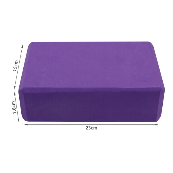 Gym Fitness Yoga Blocks 2022 EVA Yoga Pilates Foam Brick Home Trainer Stretch Exercise Yoga Cubes Bodybuilding Fitness Equipment