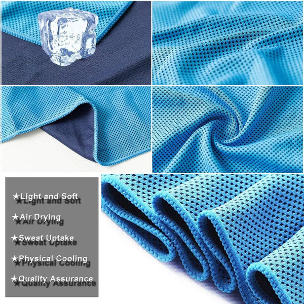 Sports Quick dry towel Microfiber Cooling Towel Running Cooling Ice Beach Towel Yoga Gym Club Yoga Cold Washcloth