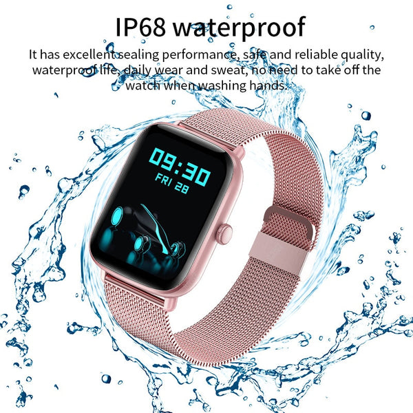 2022 LIGE New Women Smart Watch Heart Rate Monitor Health Sport Watches Life Waterproof Women Smartwatch For Huawei Xiaomi Apple