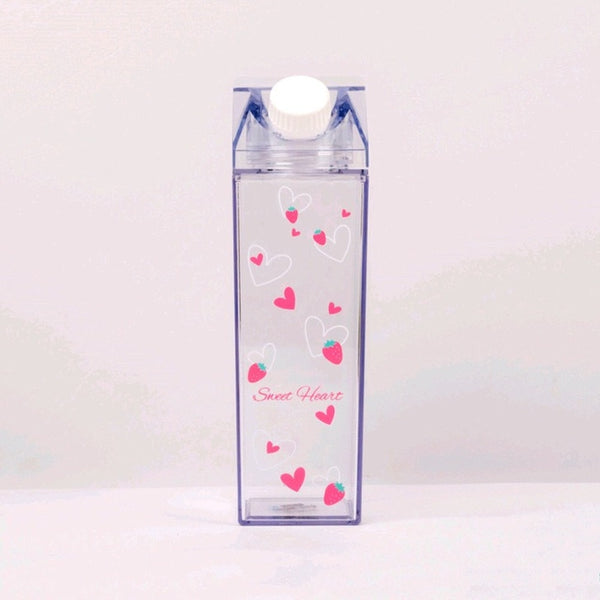 Kitchen Leakproof Creative Transparent Milk Water Bottle Drinkware Outdoor Climbing Tour Camping Children Men Milk Water Bottles