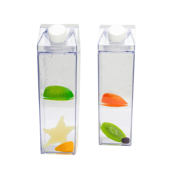 Kitchen Leakproof Creative Transparent Milk Water Bottle Drinkware Outdoor Climbing Tour Camping Children Men Milk Water Bottles