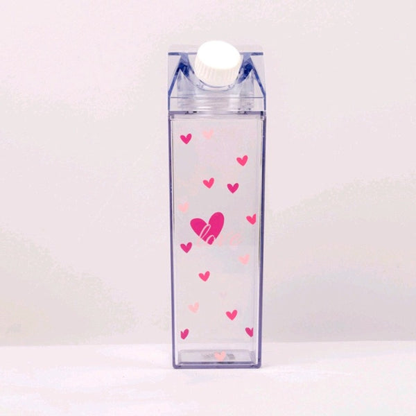 Kitchen Leakproof Creative Transparent Milk Water Bottle Drinkware Outdoor Climbing Tour Camping Children Men Milk Water Bottles