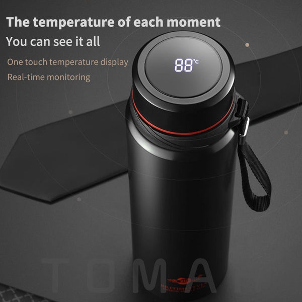 420-1800ml Large Capacity 304 Stainless Steel Tumbler Vacuum Thermal Flask Thermos Water Coffee Tea Portable Bottle